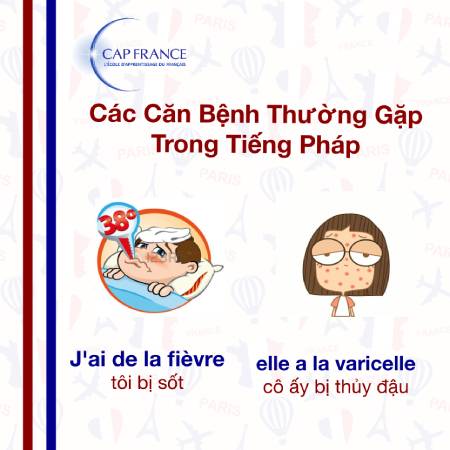 Hình ảnh minh họa Các Căn Bệnh Thường Gặp Trong Tiếng Pháp